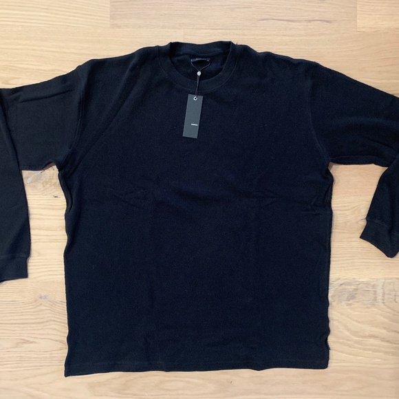 Zanerobe Thermal Box LS Tee Black Size : XL - Picture 1 of 4
